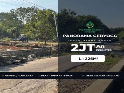 Tanah Semarang sekitar kampus Unnes bagus pinggir jalan siapbangun kos