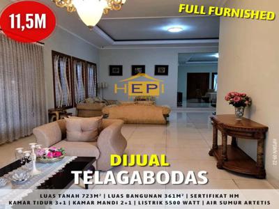 Dijual Rumah Full Furnished di Telaga Bodas Jatingaleh Semarang