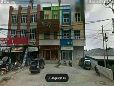 Disewakan Ruko Jumbo Angkatan 45 (Sebelah Toko Accu RAJA) Palembang