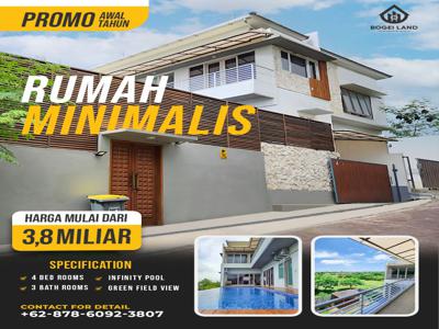 For Sale Rumah Modern Minimalis 2 Lantai & Basement