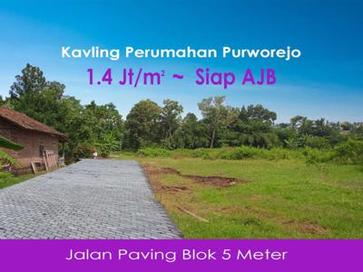 Kavling Siap Bangun, Tanah Area Bandara Baru YIA Kulon Progo