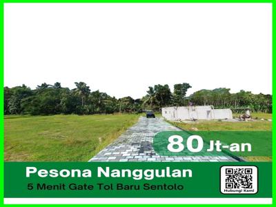 Tanah Murah Nanggulan, Cocok Investasi, Dekat Gate Tol