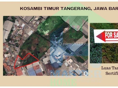 Dijual Tanah di Kosambi Timur, Kabupaten Tangerang
