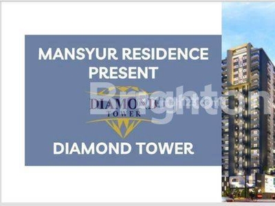 HANYA 3 JT AN, APARTMENT FURNISHED MANSYUR RESIDENCE TOWER DIAMOND