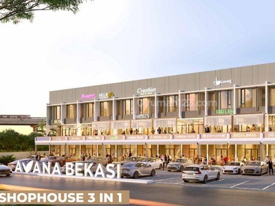 Ruko Baru 3 Lantai 144m2 SHM Dijual di Bekasi Timur