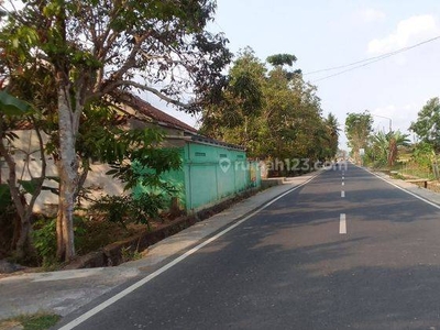 Tepi Jalan Utama Minggir Sleman, Tanah Jogja Shm, View Sawah