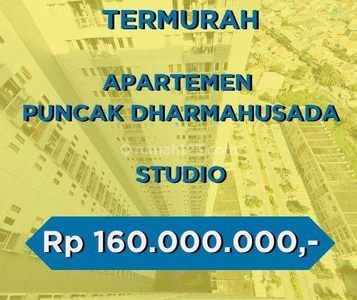 Apartement Puncak Dharmahusada 1 BR Baru Jual Cepat