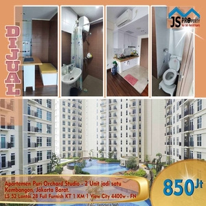 apartement puri orchard 2 unit jadi 1 jakarta barat