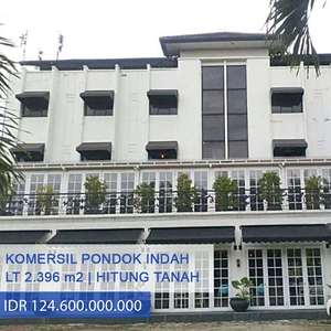 Bangunan Komersial Hitung Tanah Dijual Di Jl Arteri Pondok Indah