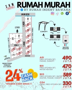 BELI RUMAH DAPET DUIT, Cashback 24%