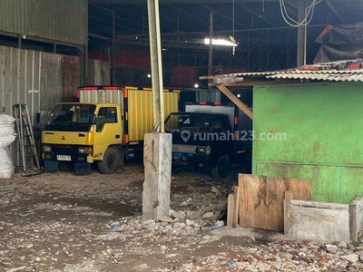 Di Jual Gudang/tanah Di Kapuk Raya Pinggir Jalan