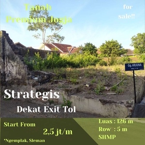 Di Jual Tanah SHMP Jogja, Harga Promo, Dekat Exit Toll, dan UIN Jogja