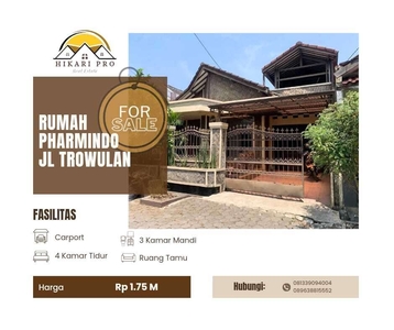 Dijual cepat Rumah Jl Trowulan Pharmindo cimahi selatan