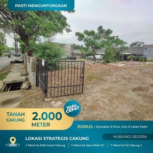 Dijual cepat tanah 2.000 meter di Cakung Jakarta Timur