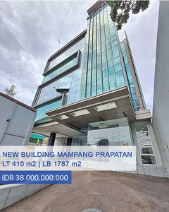 Dijual Gedung Perkantoran Brand New Jl Mampang Prapatan Raya Jaksel