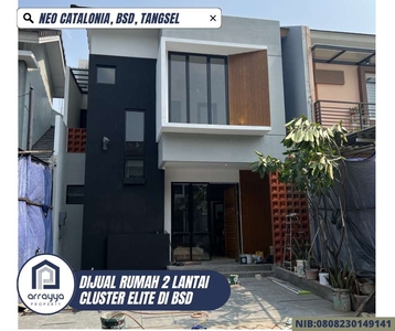 DIJUAL RUMAH BARU MODERN MINIMALIS CLUSTER NEO CATALONIA BSD