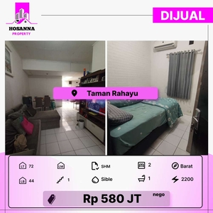 Dijual Rumah di Taman Rahayu Murah , Nego