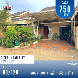 Dijual rumah real estate dicitra indah city bogor rumah siap huni