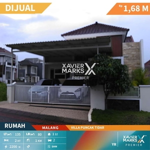 Dijual Rumah Siap Huni Di Villa Puncak Tidar Malang