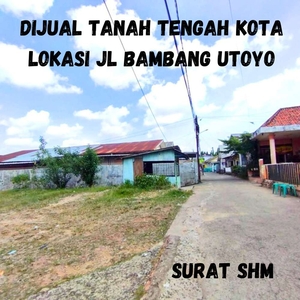 Dijual tanah tengah kota lokasi jl bambang utoyo dekat bukit golf