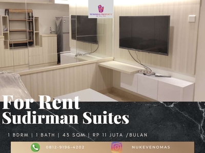 Disewakan Apartement Sudirman Suites Furnished 1 BR Mid Floor