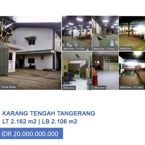 Gudan & Kantor Dijual Di Jl Indomulya Karang Tengah Tangerang