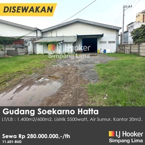Gudang Murah dan Luas di Jalan Raya Soekarno Hatta Semarang