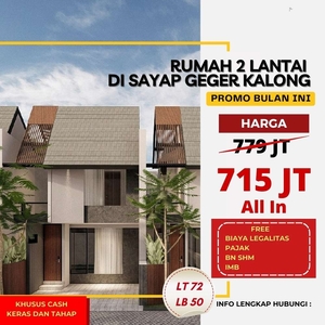 Harga promo all in cluster nyaman ciwaruga dekat geger kalong