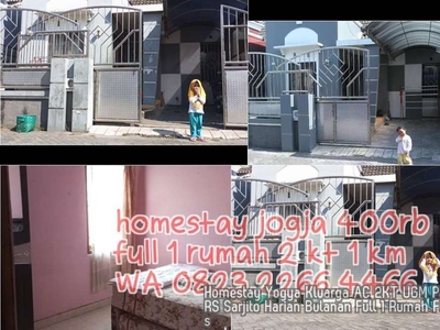 Homestay Yogya Kluarga AC 2KT UGM Pantirapi RS Sarjito Harian Bulanan