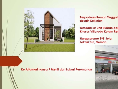 Jual Rumah Minimalis dan Nyaman di Yogyakarta - Sleman