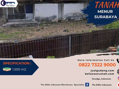 Jual Tanah Menur Surabaya 3 Km dari Stasiun Gubeng - The EdGe