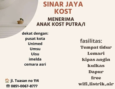 Menerima anak kost