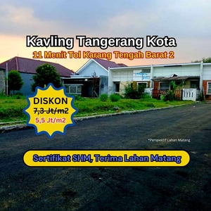 Promo Dealsember Kavling SHM Tangerang Kota Cuman 5 Jt-an/m2