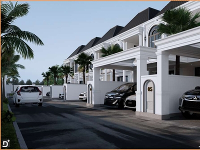 Rumah 2 Lantai American Style Berbah Sleman 50m ke Jalan Utama