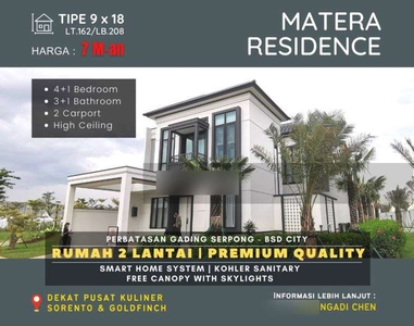 Rumah Baru Gading Serpong, Matera Residences