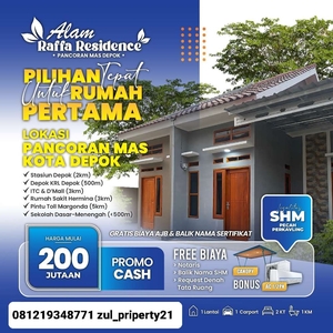 Rumah baru murah di depok