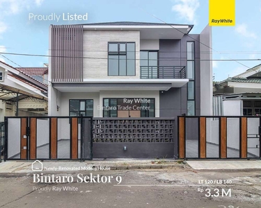 Rumah Brand New Bagus Siap Huni Dalam Perumahan Bintaro Sektor 9