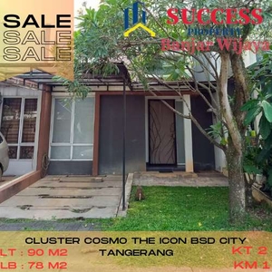 Rumah Dijual Cluster Cosmo The Icon BSD City Tangerang