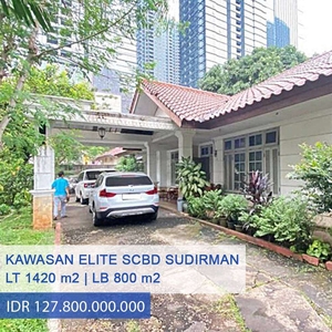Rumah Hitung Tanah Area SCBD Kebayoran Baru, Jakarta Selatan
