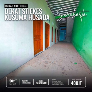 Rumah Kost 8 Pintu Banjarsari Kadipiro Dekat Stiekes Kusuma Husada Sur