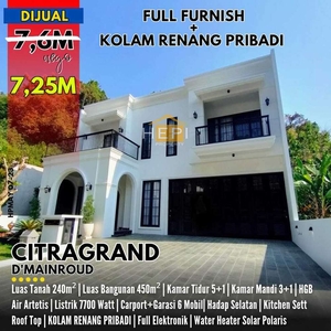 Rumah mewah citragrand mainroad full furnsihed