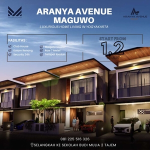 Rumah mewah lokasi istimewa dijual 1,8M di aranya avenue maguwo