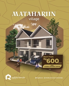 Rumah Millennial A6 2 Lantai Tipe 46 di Matahariin Village