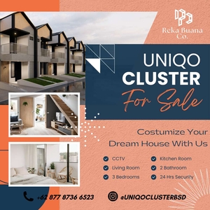 Rumah Modern dengan Harga Terjangkau di Uniqo Cluster