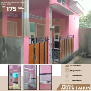 Rumah murah 2 kamar harga akhir tahun hanya 175 jutaan di citayam