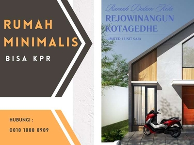 Rumah Siap Bangun Dekat Balai Kota Jogja Bisa KPR, Jl Kusumanegara