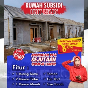 Rumah Subsidi Siap Huni Harga Promo