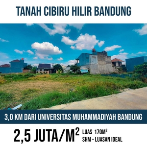 Tanah Cibiru 3,0 km dari Universitas Muhammadiyah Bandung SHM