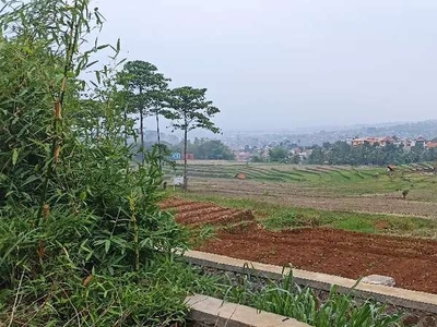 Tanah kavling udah ada imb, view kota+sawah perum puskopad Bandung