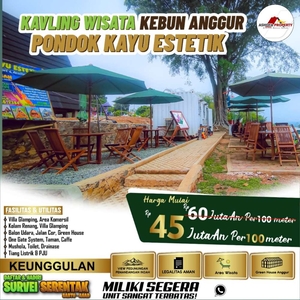 TANAH KEBUN WISATA ANGGUR VIEW ASRI DI BOGOR